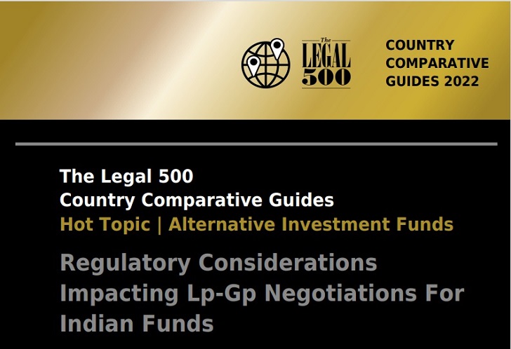 The Legal 500 Alternative Investment Funds Country Comparative Guides 2022 – India